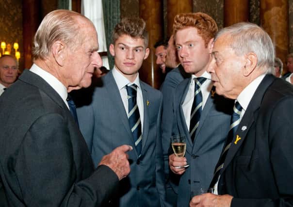 Yorkshire players met Prince Philip, as well as David Cameron, on Thursday. Picture: Richard Bailey