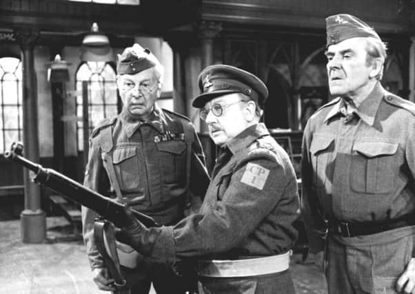 Clive Dunn, Arthur Lowe and John Le Mesurier in Dad's Army