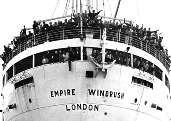 The Empire Windrush arrival in 1948