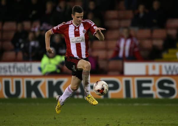 Jamie Murphy was on target for Sheffield United against Yeovil Town. Picture: Martyn Harrison.