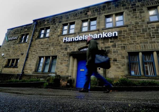 Handelsbanken, in Ilkley, pictured by James Hardisty.