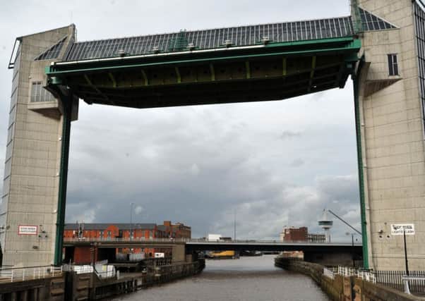 The River Hull tidal barrier - key to preventing the city from flooding.