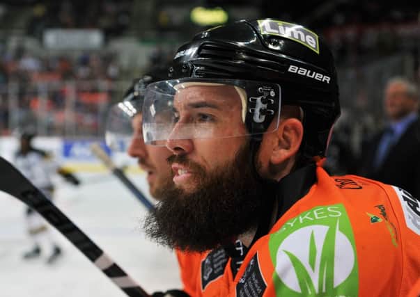 MARATHON MAN: Sheffield Steelers' British forward Jason Hewitt is the first player to play 700 games in the Elite League. Picture: Dean Woolley.