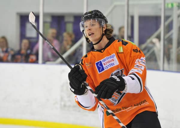 ON THE MARK: Mike Forneys two goals against Hull Stingrays on Saturday made him the Elite Leagues top goalscorer. Picture: Dean Woolley