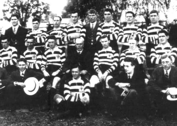HEROES: The 1914 Great Britain Lions, who clinched the Ashes with victory in a match that became known as the Rorkes Drift Test.  Pictures: RFL.