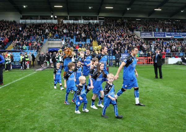 Halifax Town v Charlton Athletic in the FA Cup first round in 2011.