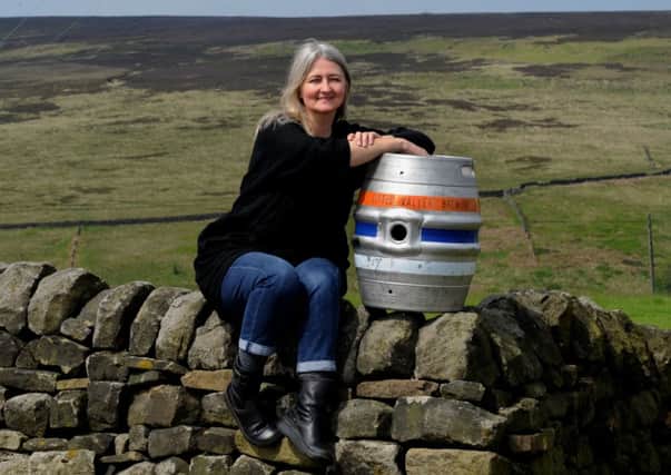 Sue Cooper,  joint owner of Little Valley Brewery.