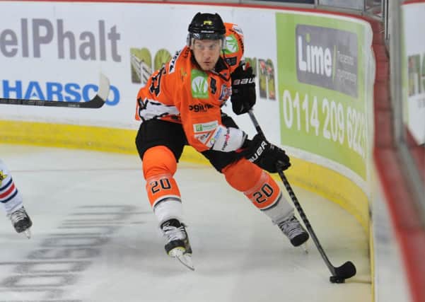 POSITIVE: Sheffield Steelers' captain Jonathan Phillips. Picture Dean Woolley.