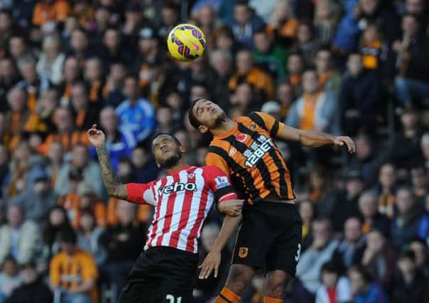 File photo dated 01-11-2014 of Southampton's Ryan Bertrand (left) and Hull City's Hatem Ben Arfa in action during the Barclays Premier League match at the KC Stadium, Hull.