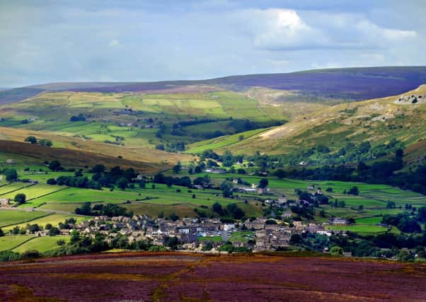 Reeth in Swaledale, Richmondshire, one of the areas of North Yorkshire reliant on low-wage industries.