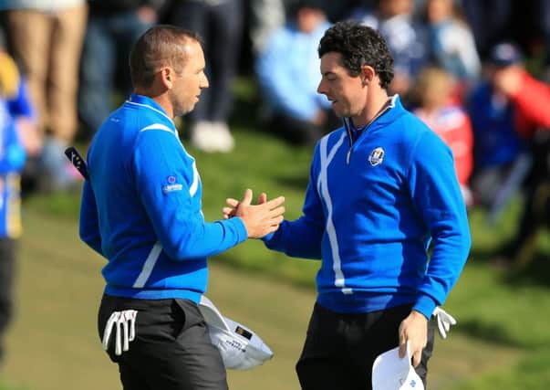 CATCH HIM IF YOU CAN: Sergio Garcia accepts his hopes of catching Rory McIlroy to become European No 1.