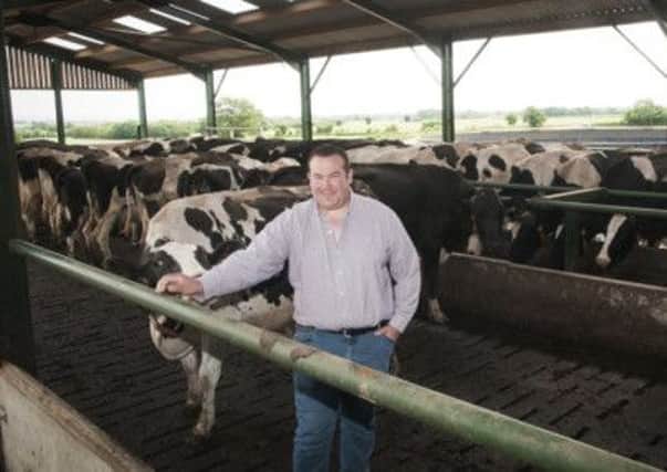 Dairy farmer Tim Gibson has installed robotic milking technology to milk his 200 cows.