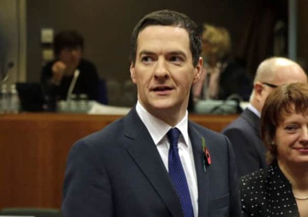 George Osborne at the EU Finance Ministers' meeting in Brussels