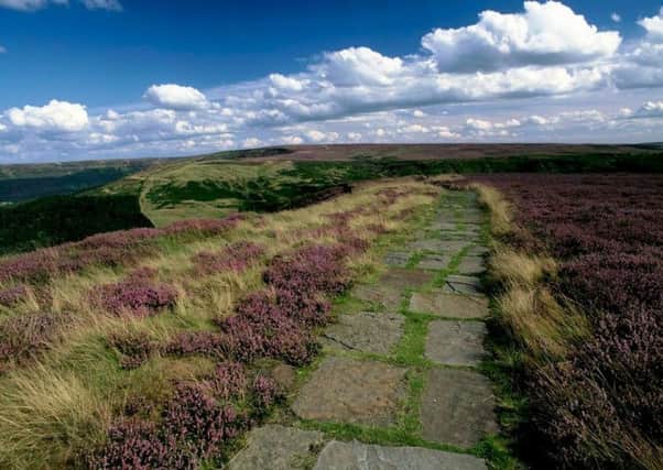 Moorland scenery alongside the Cleveland Way includes several ancient monuments.