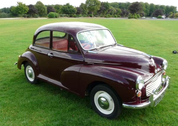 The Morris Minor that once belonged to the Countess of the Wessex