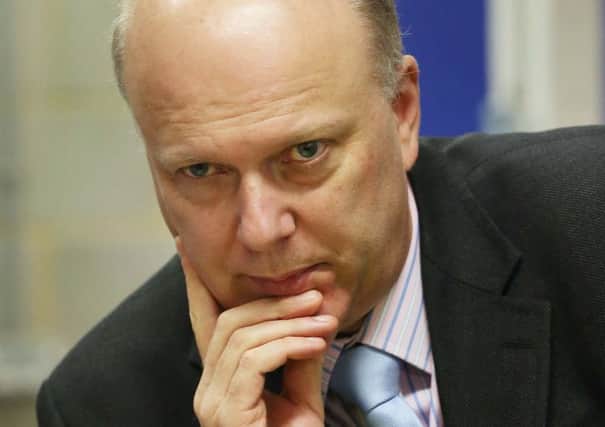 Justice Minister Chris Grayling