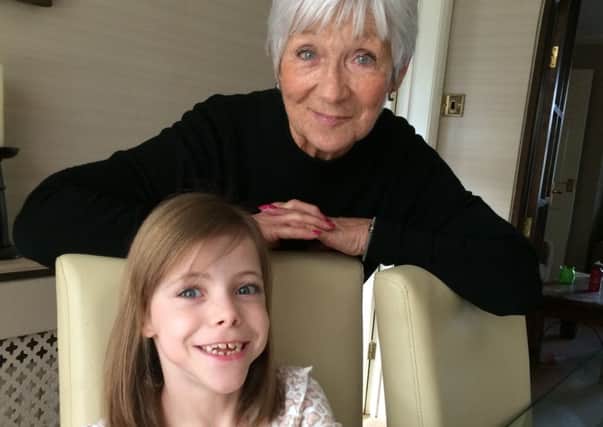 Mollie Skelton-Bond with her grandmother Brenda Bond
