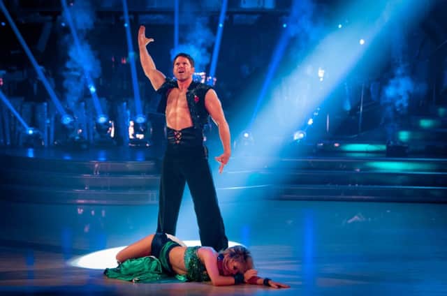 Wildlife expert and presenter Steve Backshall and dancer Ola Jordan are on their ways to Blackpool Tower Ballroom with Strictly Come Dancing