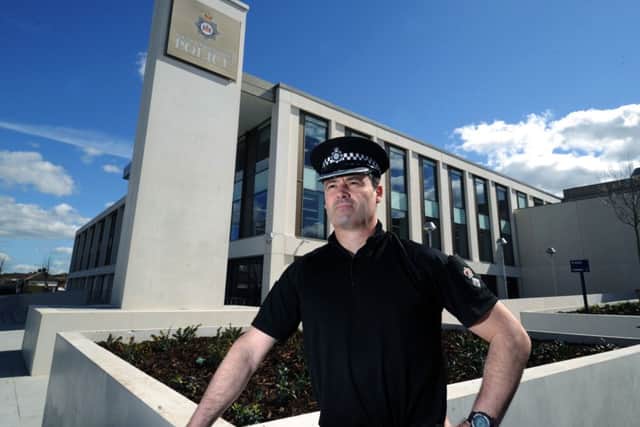 West Yorkshire Police's Leeds District Headquarters on Elland Road, Leeds. Pictured Divisional Commander Chief Supt Paul Money.
11th April 2014. JG100268e Picture : Jonathan Gawthorpe.