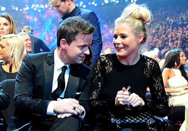 Declan Donnelly and Ali Astall, who have got engaged.