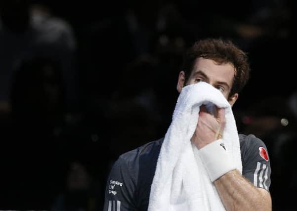 Andy Murray is beaten by Roger Federer.