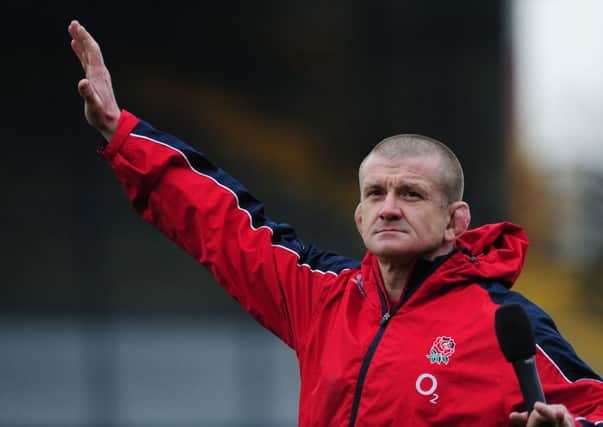 England coach Graham Rowntree during a training session