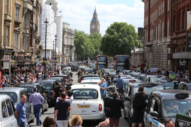 London taxi drivers protest again Uber and similar apps