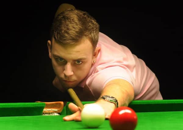 Oliver Brown, 20,  who plays world champion Mark Selby in first round of UK Championship in York next week. Pictrure: Steve Riding.