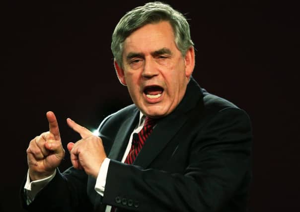 Gordon Brown.