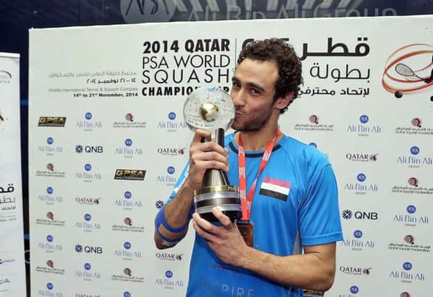 2014 Men's World Squash Champion Ramy Ashour. PIC: PSA.