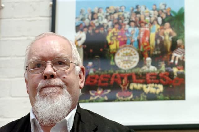 The Beatles' Sergeant Pepper's Lonely Hearts Club Band cover designer Sir Peter Blake..