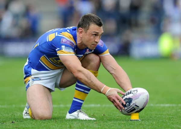 Leeds Rhinos' Kevin Sinfield.  Picture: Bruce Rollinson.