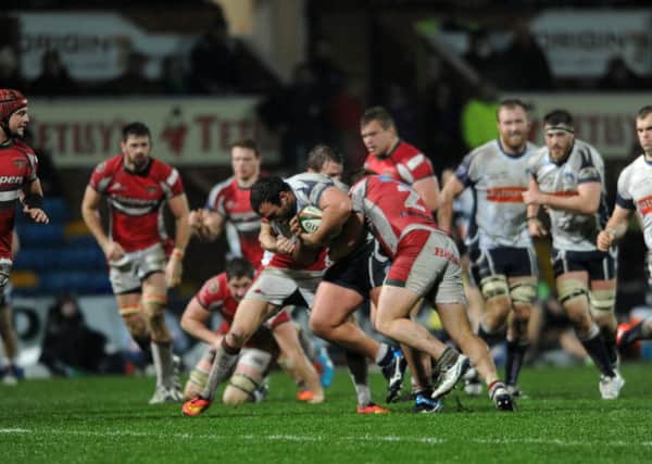 BAD START: Friday night's struggles against Plymouth were further proof of Yorkshire Carnegie's struggles this season under Gary Mercer. Picture: Bruce Rollinson.