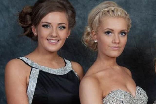 Jordanna Goodwin (left) and Megan Storey were among five teenagers who died in a crash near Doncaster last weekend. Picture: Ross Parry Agency