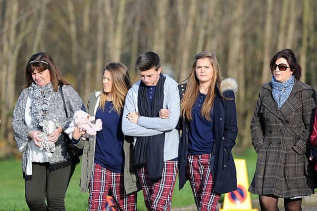 The funeral of Jordanna Goodwin and Megan Storey in Doncaster
