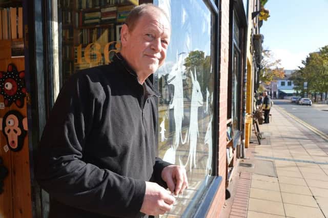 Alan Capes, owner of Rare and Racy in Sheffield's Devonshire Green.