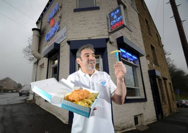 Mark Kosanovic at Bracken Bed Fisheries, Pellon, Halifax. Picture by Simon Hulme