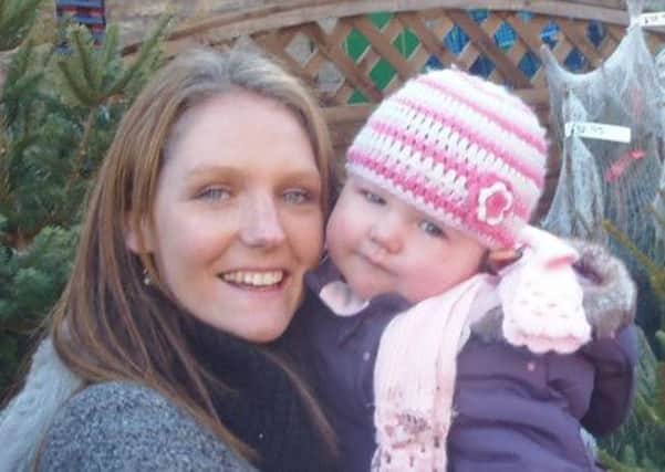 Hayley Whitehead with daughter Annabella. Her family are supporting Weston Park's Christmas appeal.