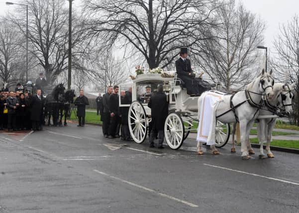 The funeral of Arpad Kore. Picture: Andrew Roe