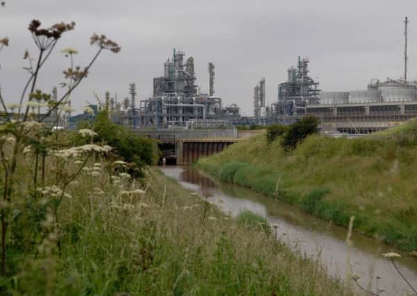 The £350m Vivergo Fuels bio-refinery at Saltend, Hull.