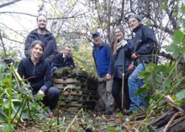 Members of the team who are working on the Foss Islands Path in York.