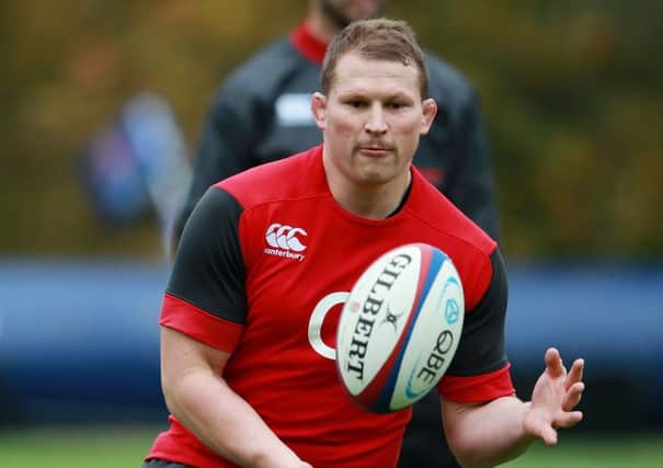 England's Dylan Hartley.