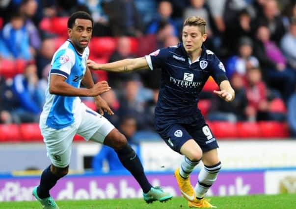 Adryan takes on Blackburn Rovers' Lee Williamson.