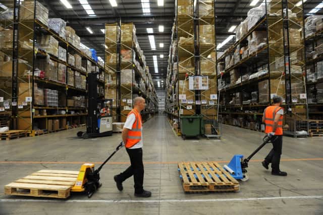 Chris Poad, Director of Seller Services, at  the Amazon fulfilment centre in Doncaster on Black Friday.  Pictures: Bruce Rollinson