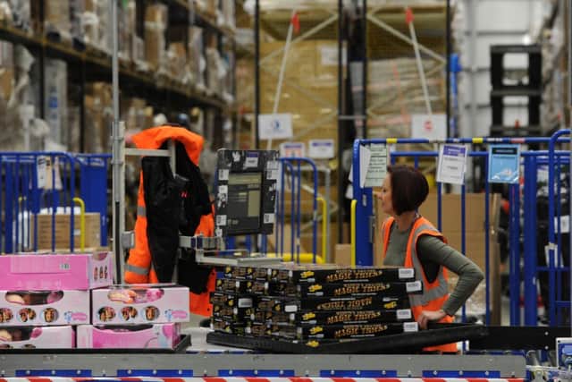 Chris Poad, Director of Seller Services, at  the Amazon fulfilment centre in Doncaster on Black Friday.  Pictures: Bruce Rollinson