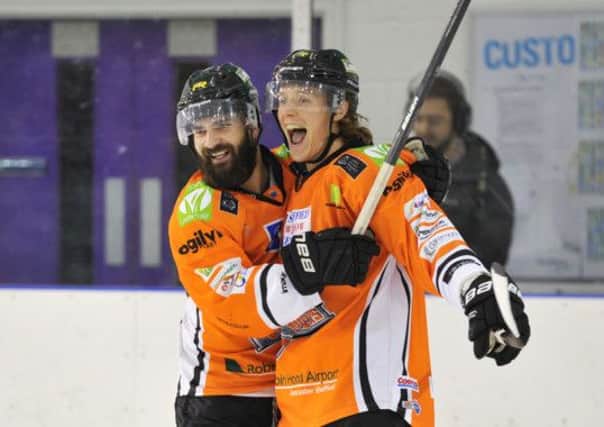 GOALS: Sheffield Steelers' Mike Forney.