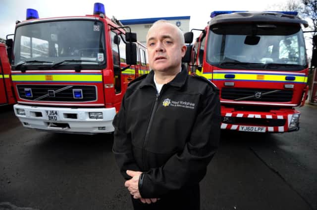West Yorkshire assistant chief fire officer Dave Walton.