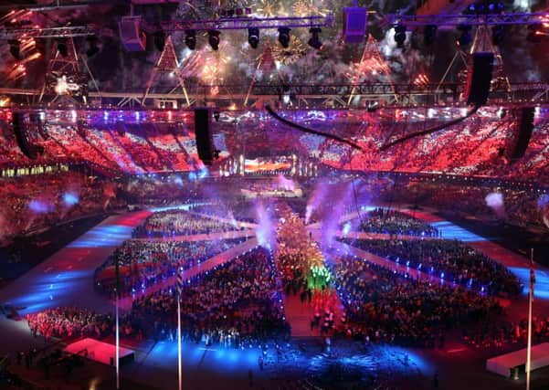 The Closing Ceremony in the Olympic Stadium on the final day of the London 2012 Olympics.