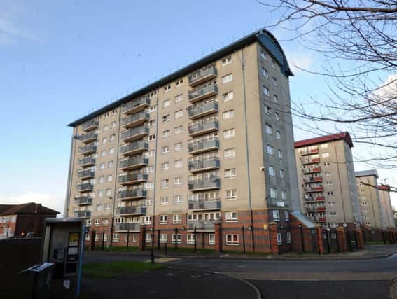 Saville Green flats, Burmantofts, Leeds, where a man's body was discovered last night. Picture by Simon Hulme