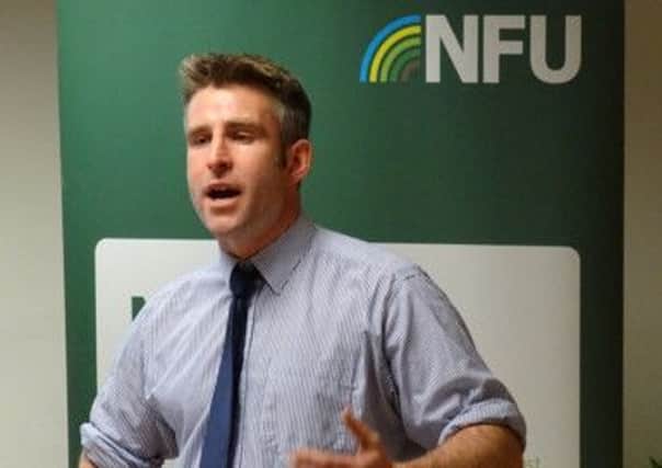NFU dairy board chairman Rob Harrison addressed the Northern Dairy Conference in Skipton.